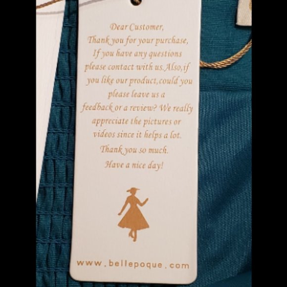 Belle Porque Off The Shoulder & Scallop Neckline Dress Size 2X - Picture 5 of 6